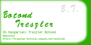 botond treszler business card